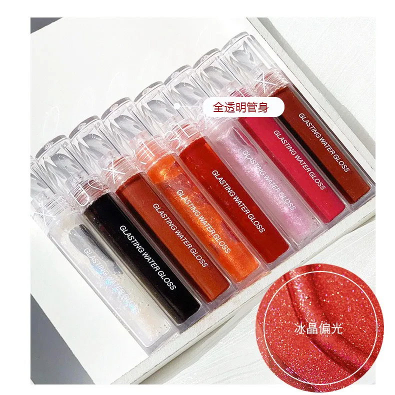 

Make Your Own OEM Custom Brand Name 7 colors Lipgloss Private Label Organic Matte Lip Gloss