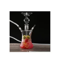 

custom best price al fakher all glass shisha hookah