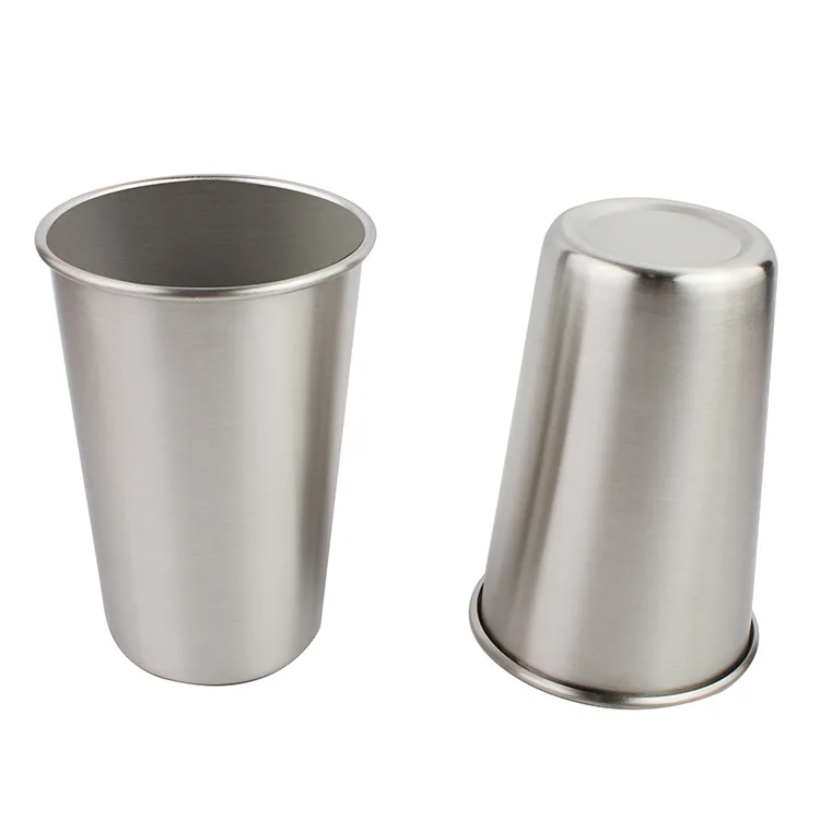 

Custom Unbreakable Water Mug Drinking Office Home Drinkware Single Wall Stainless Steel Beer Mug, Available colors or custom colors