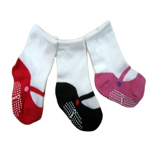 

Cute Ballet Shaped Baby Socks Cartoon Dispensing Glue Non-slip Bottom Children's Floor Baby Socks, Mutil colors