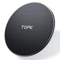 

TOPK B01W 10W LED Universal Portable Fast Qi Wireless Phone Charger