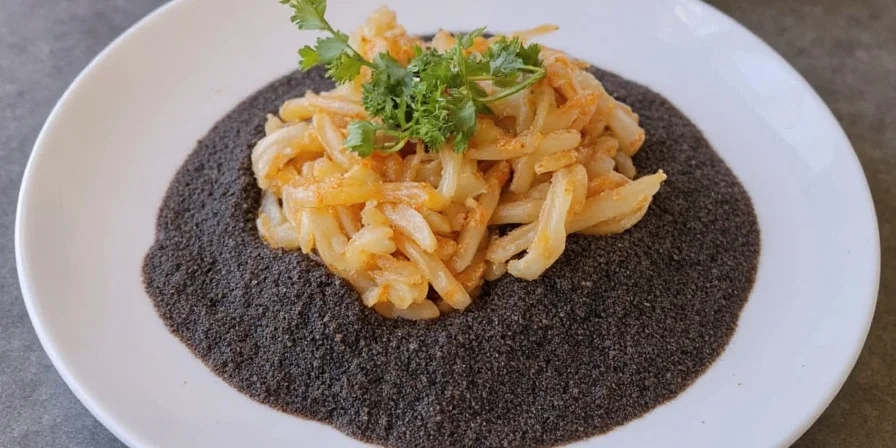 Black salt used for cocktail rimming