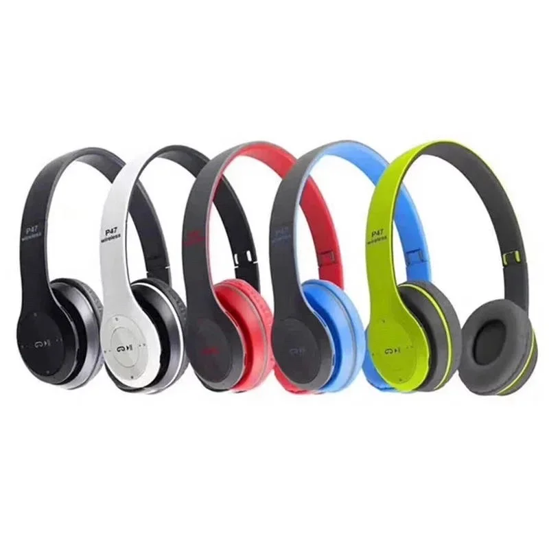 

Factory FM Radio promotion Gift Cheap Auriculares Earphone P47 Headset wireless bluetooth Headphone P47 Wireless headphones