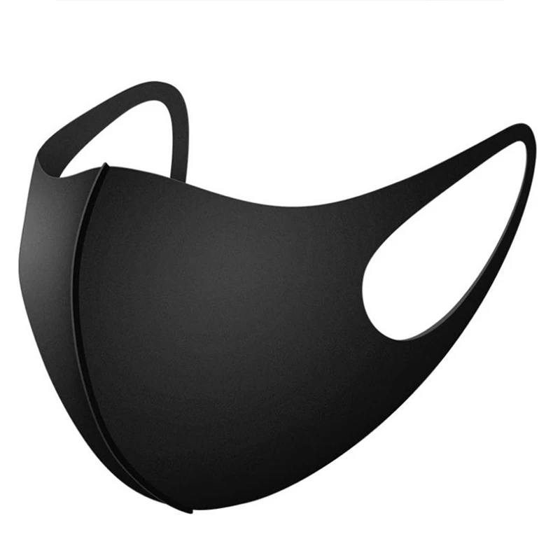 

Comfortable warm and dustproof black star 3D fashion space cotton washable face fashionmask factory wholesale