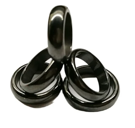 

magnetic hematite health ring, Black color