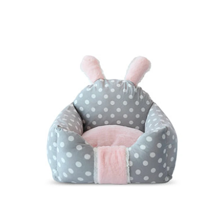 

Super Soft Washable Long Plush Pet Kennel Dog Cat Nest Sofa Bed For Small Animal