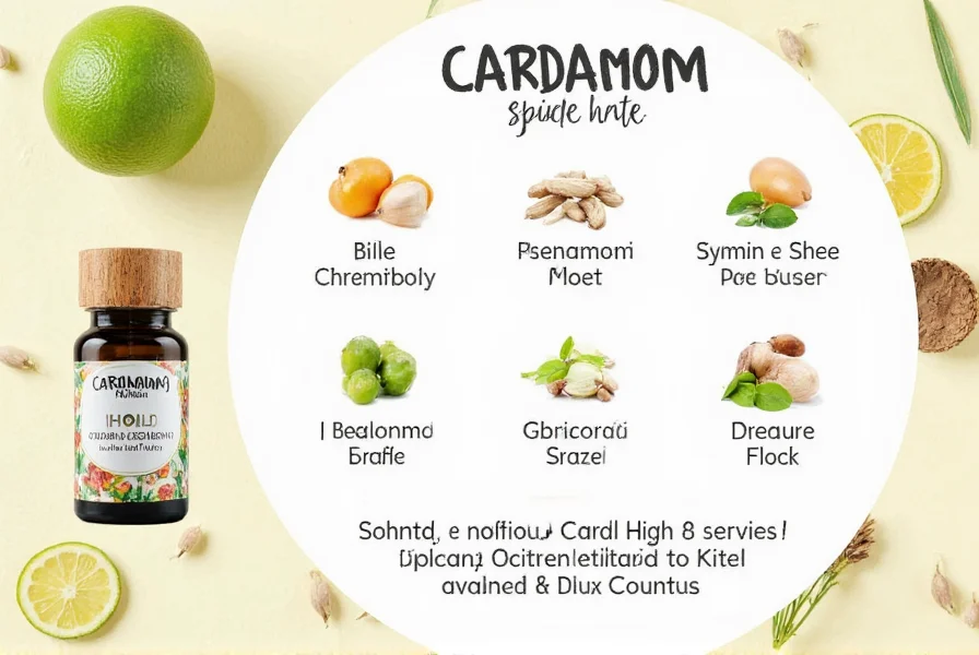 what does cardamom smell like