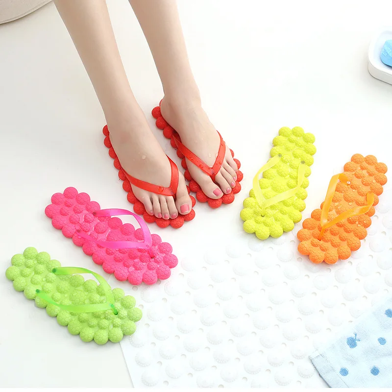 

Wholesale Flip-Flops Bubble Slippers Plastic Flat Slides Sandals Slippers Sandals For Women And Ladies, 8 colors