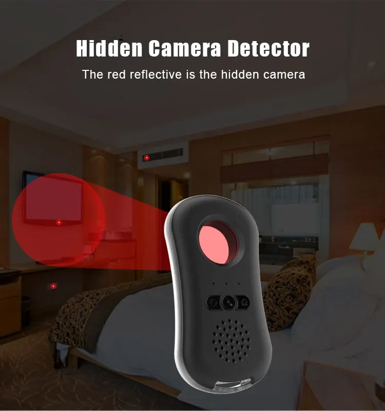 Personal Security Theft Alarm Wireless Camera Detector Motion Vibration ...