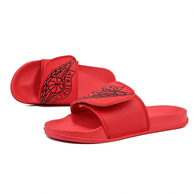 

Made in China Adjustable Custom Logo Slide Sandal Strap Sticker EVA Cheap Slipper