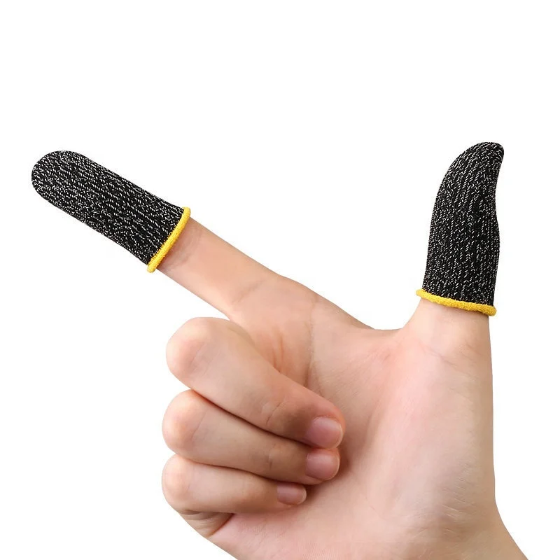 

High Quality Breathable Sleeve Finger Mobile Fire Game Fiber Protective Finger Sleeve for PUBG