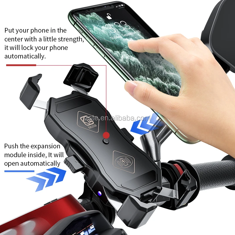 mobile phone holder for push bike