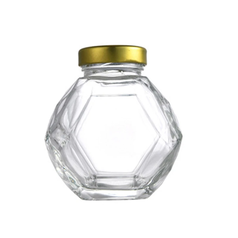 

100ml 150ml 200ml 240ml 500ml Mini Glass Bird Nest Bottle High Quality Glass Jam Honey Jar With Tinplate Lid, Transparent