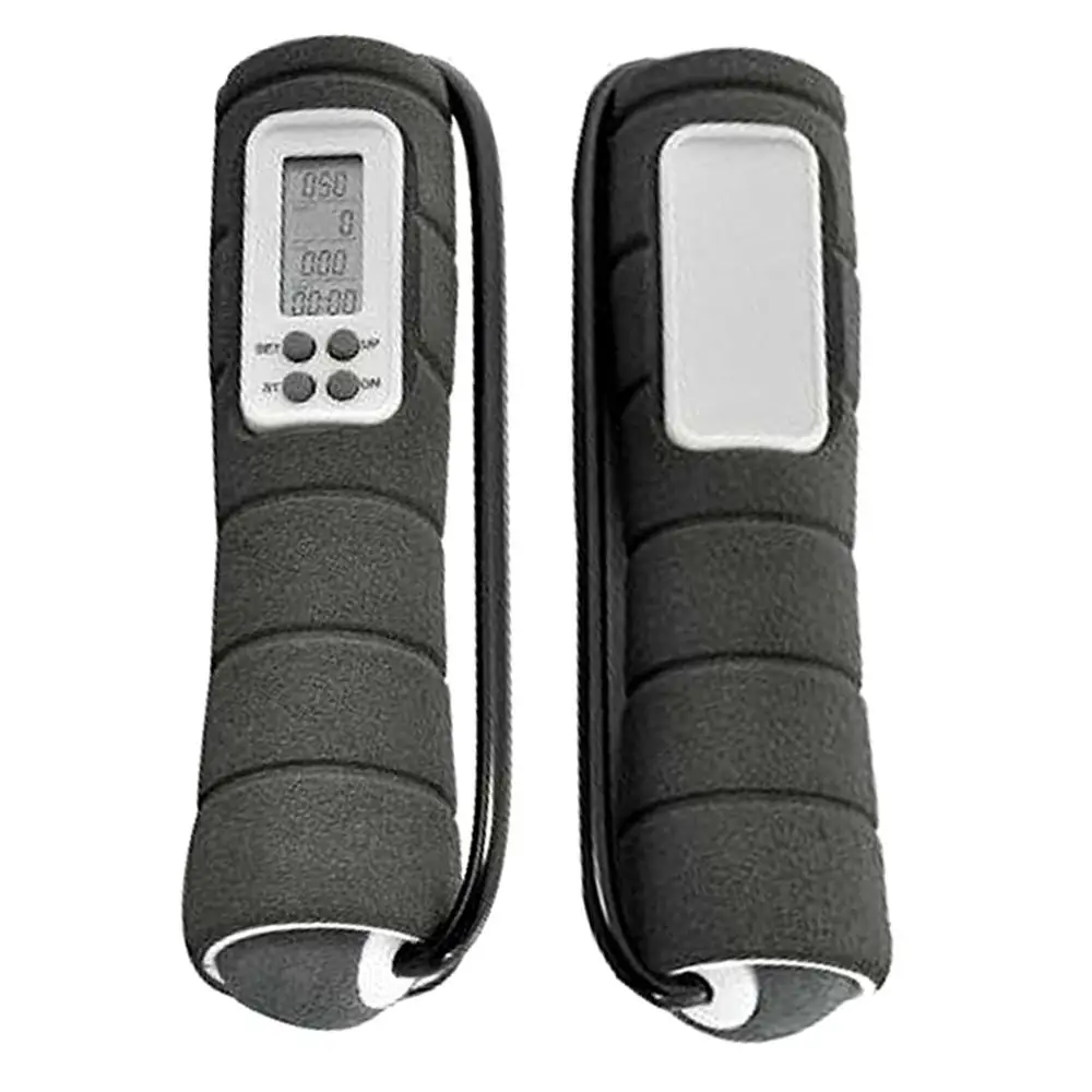 

LCD Wireless Jump Rope Sport Skipping Ropes with Digital Calorie Counter Home Workout Indoor Fitness Gear, Black pink