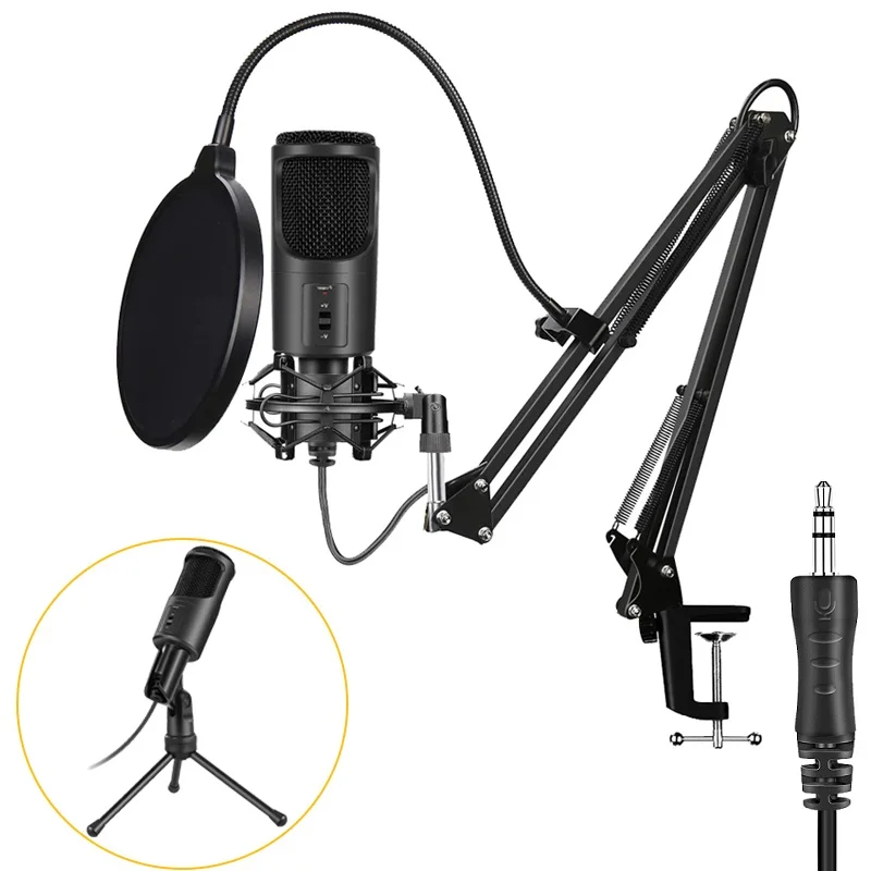 

Professional Condenser Microfono Recording Studio Microfon Condensador Studio Mike Vocal Microphone