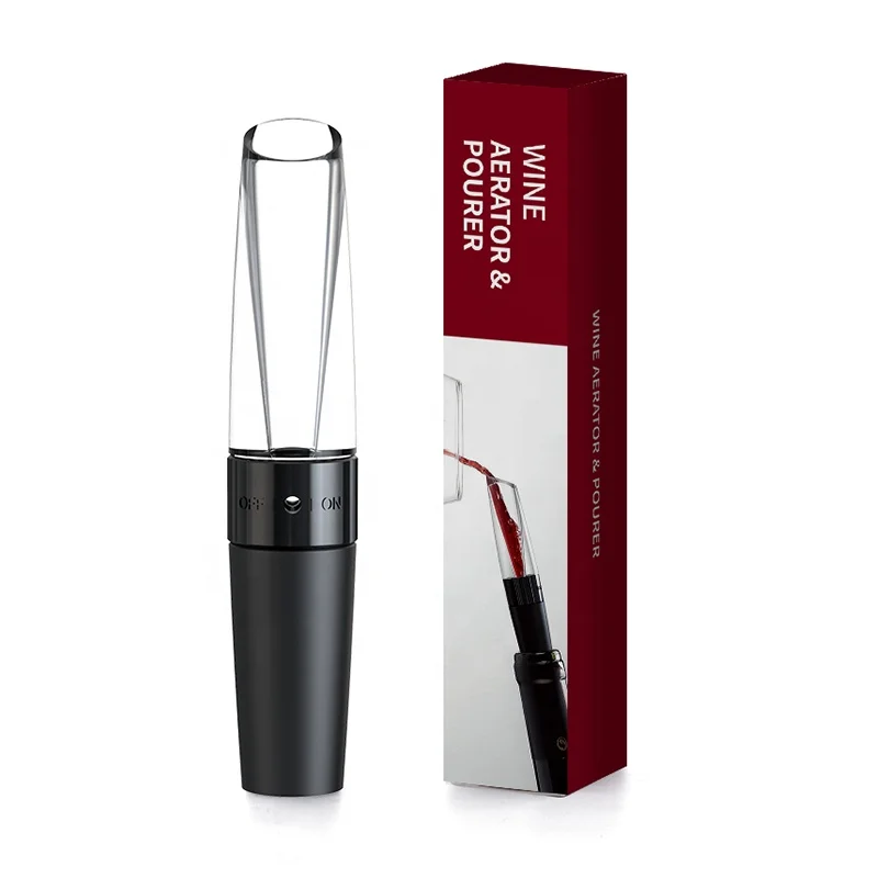 

Amazon Wireless Premium Aerating Wine Glasses Pump Decanter Wine Aerator Pourer