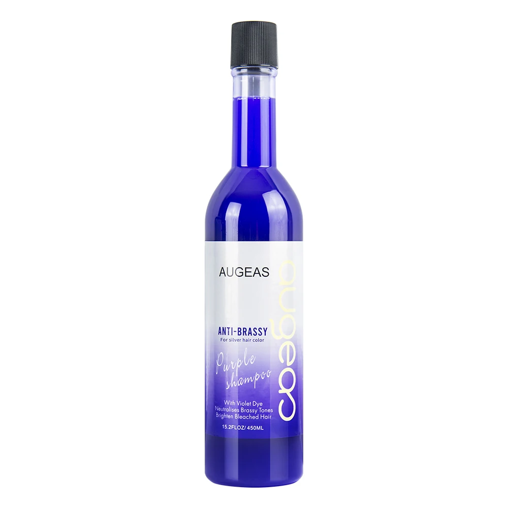 

Wholesale manufacturer private label purple color salon use no yellow best hair silver shampoo for blonde hair