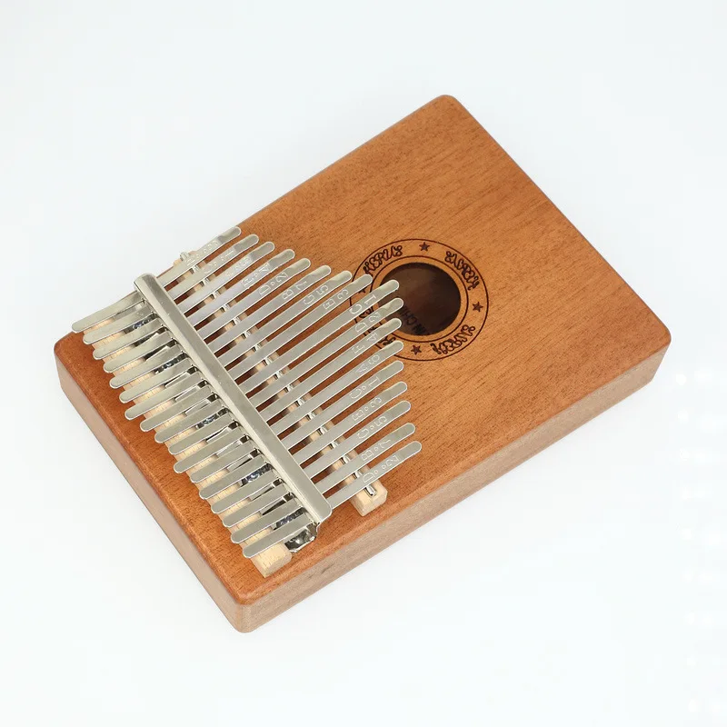 
Kalimba 17 Key Thumb Piano Mbira Mahogany and Ore Metal Tines Finger Piano Portable Musical Instrument Gifts for Kids and Adults 