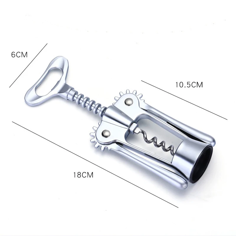 

Kitchen Accessories Chrome Plated Zinc Alloy Red Wine Opener / Corkscrew, Custom color