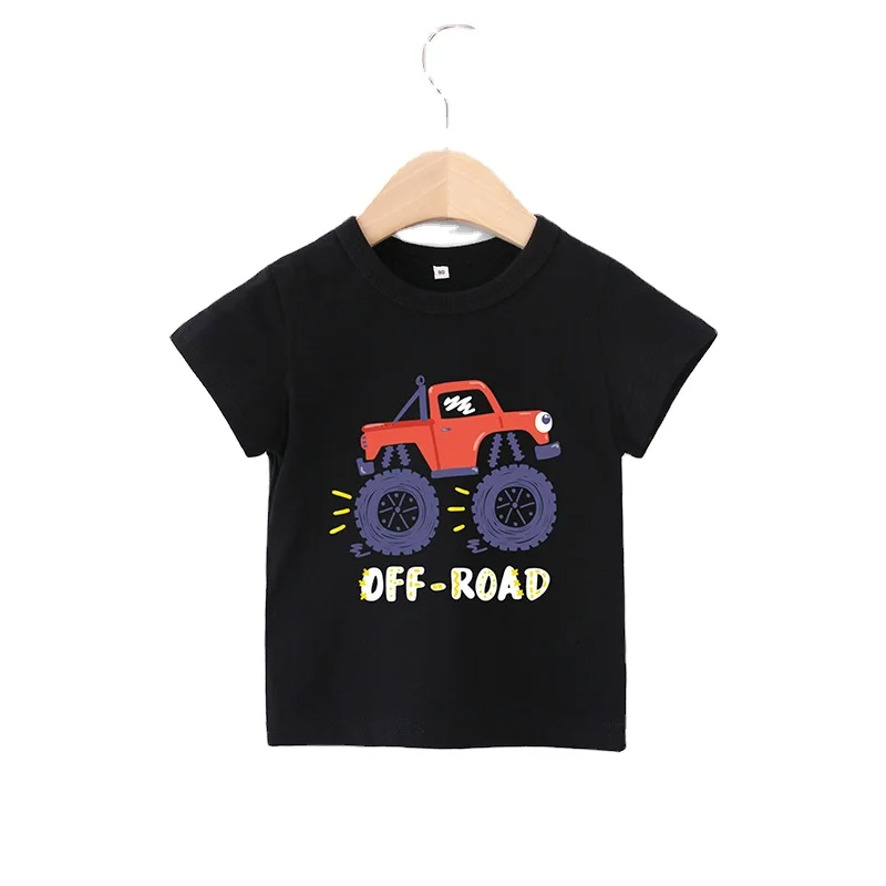 

Children's clothing children's top summer short-sleeved hit color t-shirt pure cotton