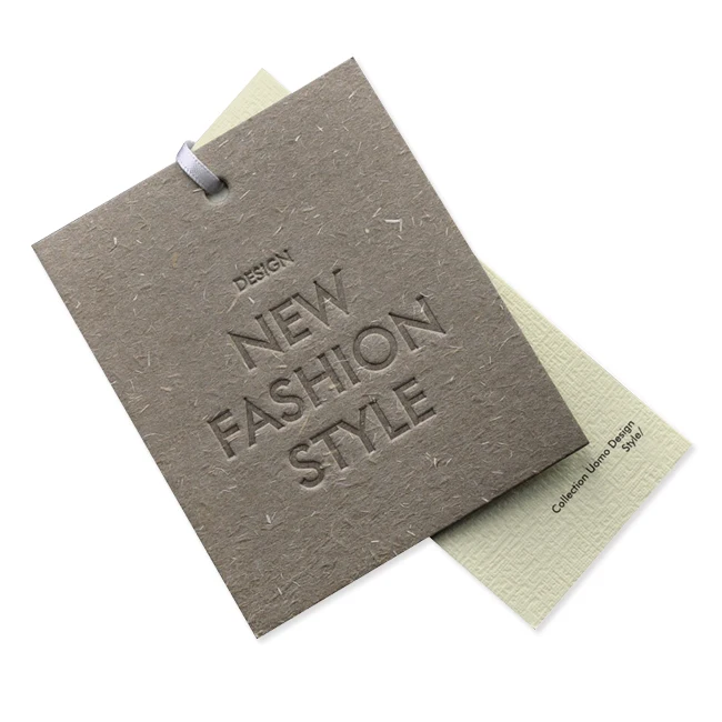 

custom logo tag Paper Clothing Tags for Clothes
