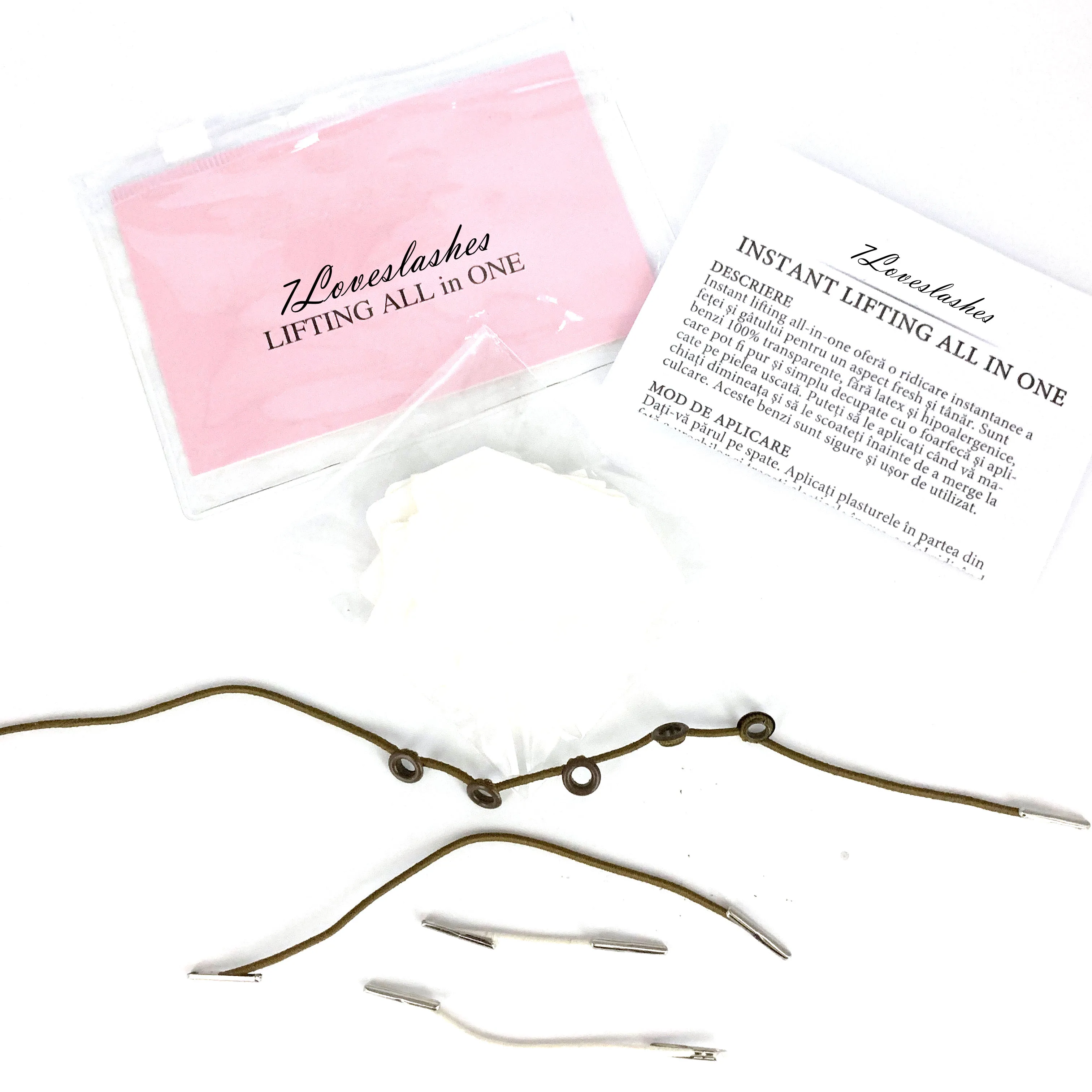 

New arrival wholesale 40pcs/set face lifting tapes and strings kit for anti wrinkle invisible makeup face stickers