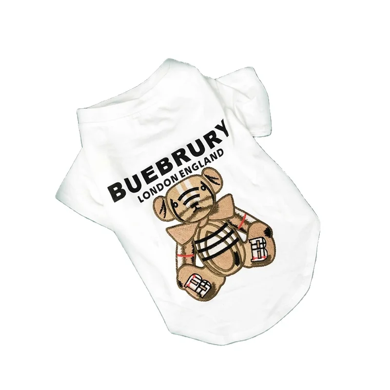 

2021 new design fashion pet dog summer print T-shirt pet clothes