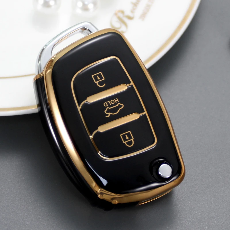 

Personalized waterproof TPU material car key cover for Hyundai Rena