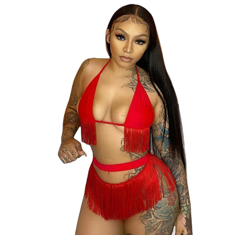 

Ailangke Wholesale Custom Designer Tassel Festival Rave Performance Wear