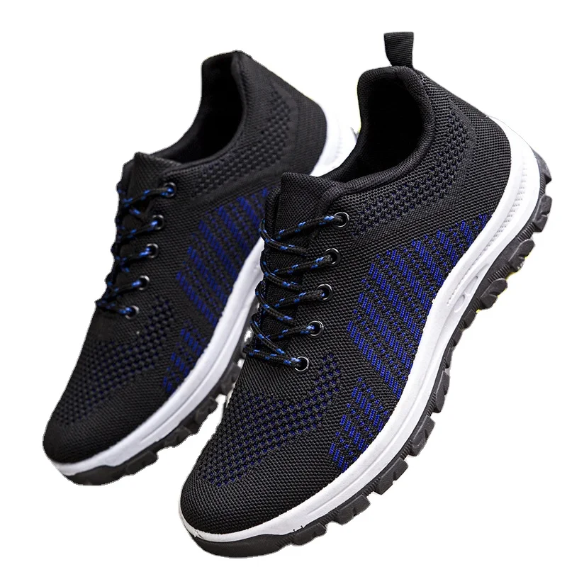

Factory price wholesale walking shoes casual comfortable outdoor sports shoes fashion sneakers sneakers for men, Black/black-red/black-blue