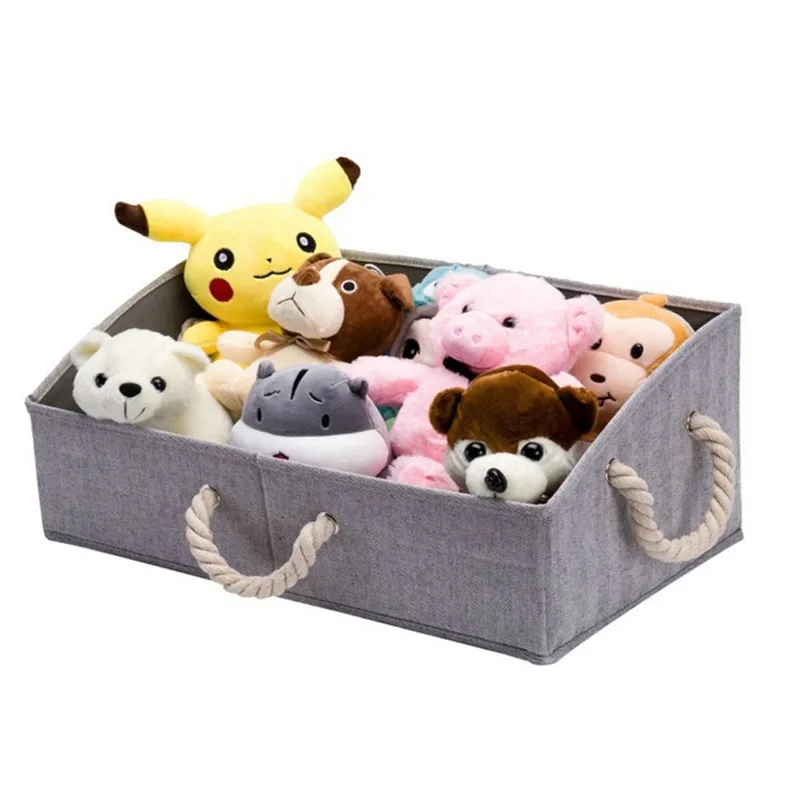 

Amazon Hot Sale Fabric Foldable Home Cloth Storage Basket Toy Storage Box Home Storage Box