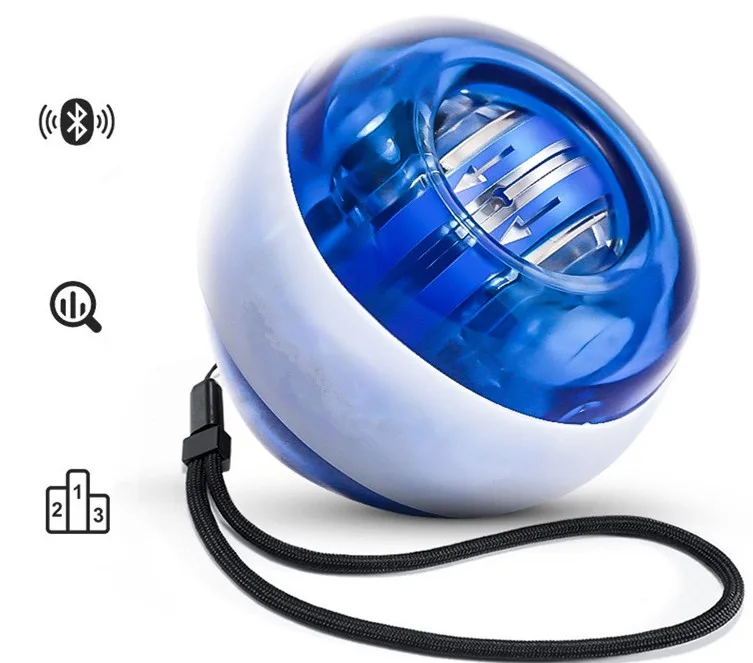 

LongGlory Power Ball Metal Iron Power Force One Gyro Exerciser Wrist Ball Gyroscope Gyro Ball