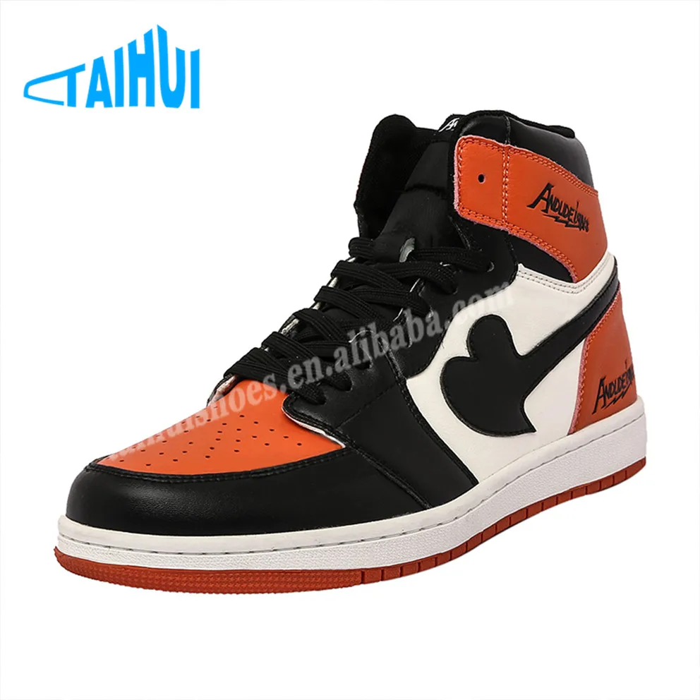 

Custom Original Logo Trendy High Top Light Weight Non-slip Design Casual Mens Basketball Sneakers, Customerized