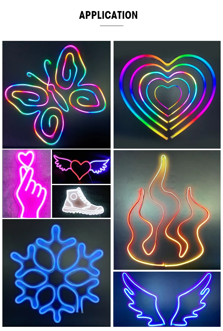 Waterproof Multi Color Changing LED neon Strip DC 5V soft and Flexible RGB LED NEON LIGHT Strip