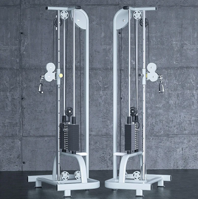 

Unique Household Unilateral Comprehensive Strength Training Equipment Half Gantry Double Arm Chest Training Machine, As picture