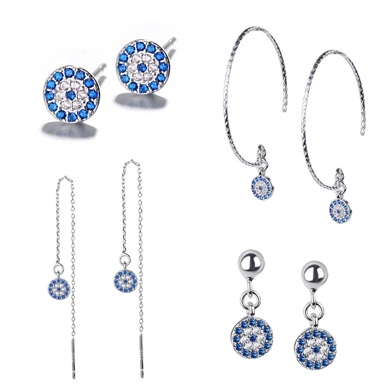 

Turkey retro evil eye earrings blue eye earrings for women