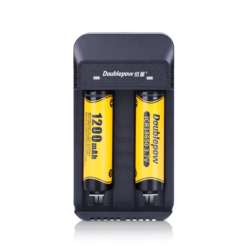 

2-Slot USB LED Intelligent Rapid Charger for 3.7V Li ion 10440 14500 16340 18350 18500 18650 26650 Rechargeable Battery
