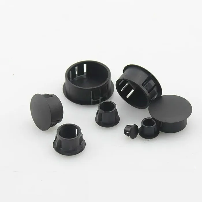 
Plastic nylon hole plug black and white  (1600081174615)