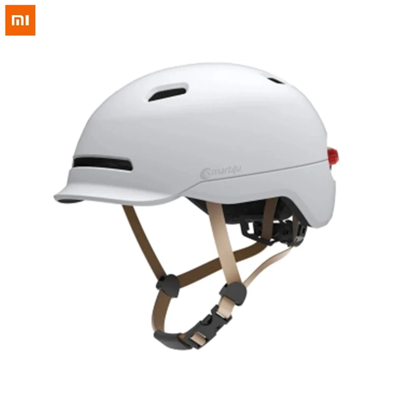 Flash Helmets Matte Long Use Helmet Back Light Mountain Road Scooter For Men Women New Xiaomi Smart4u Waterproof Bicycle Smart