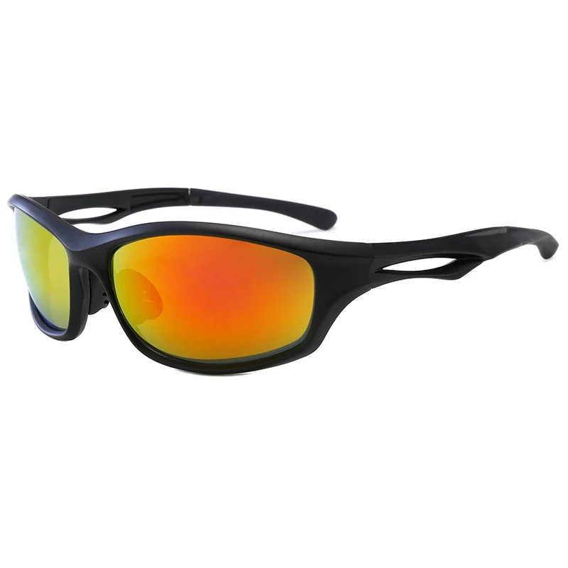 

OEM UV400 Polarized Sport Mirror Lens Men Cycling Sunglasses, Multicolor