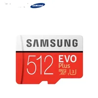 

Samsung Wholesale 100% Original 256GB Microsd Flash Memory Cards EVO Plus 256GB Class 10 UHS-3 Mini SD Kort Memory Card SD