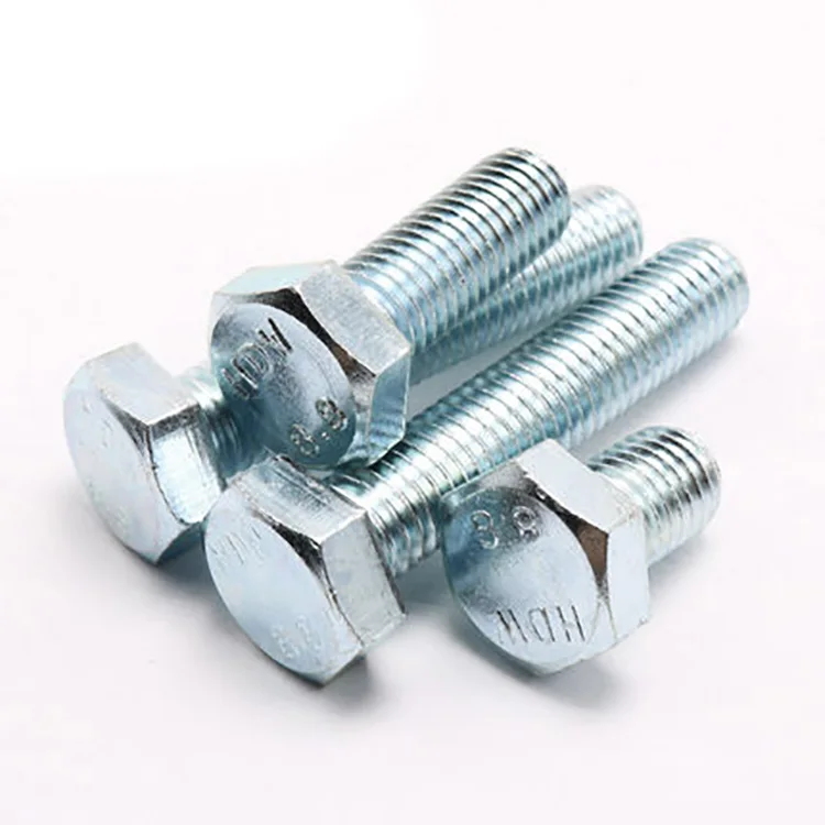 
Hexagon all Full Thread Bolts with Carbon Steel Grade 8.8 blue and white zinc plated galvanized m20 m10  (62430837974)
