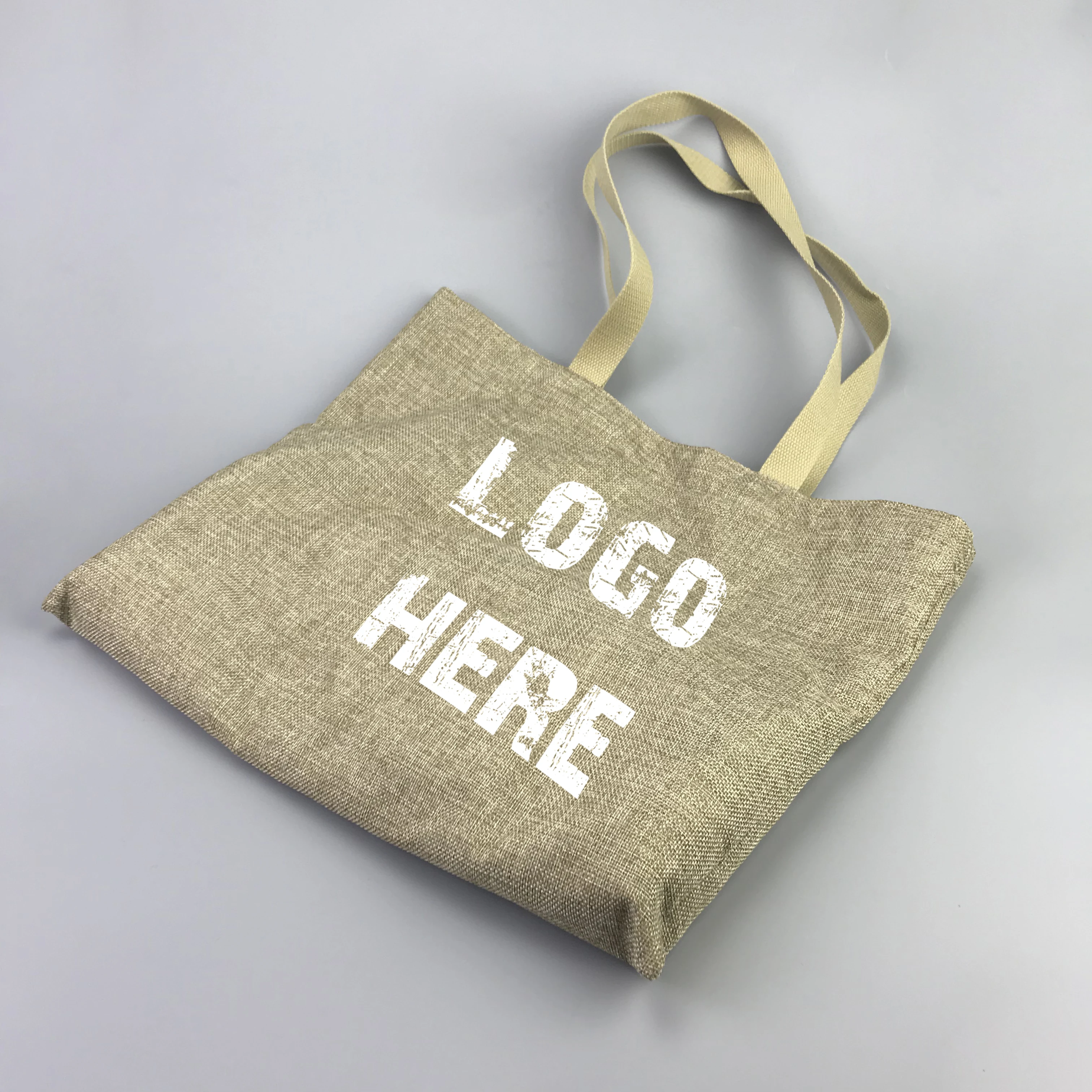 

Factory Promotional Logo Printed Custom 600d polyester tote bag, Customized color