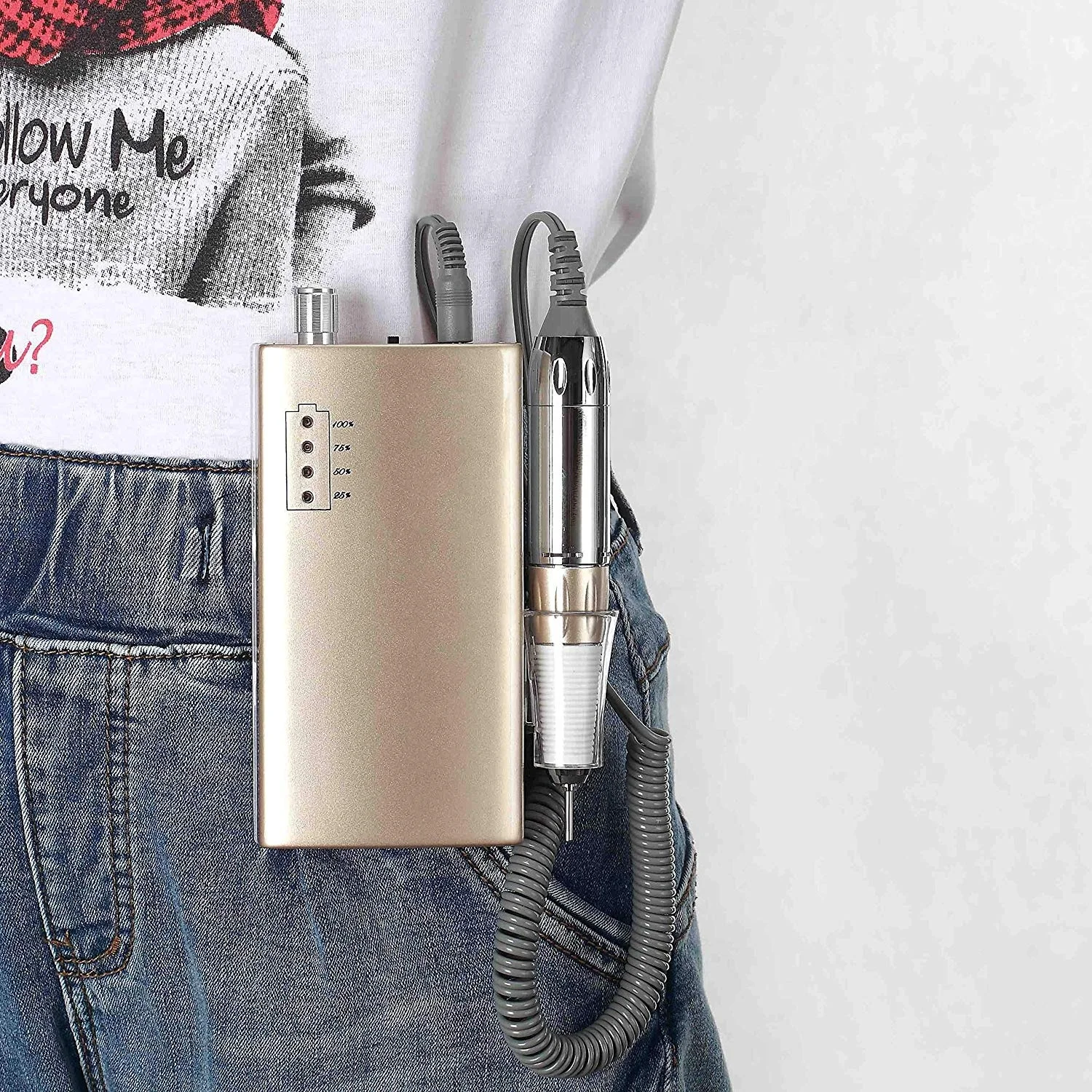 
Order 25pcs customize private logo Wireless 30000rpm Nail drill made in japan rechargeable electric kupa nail drill 
