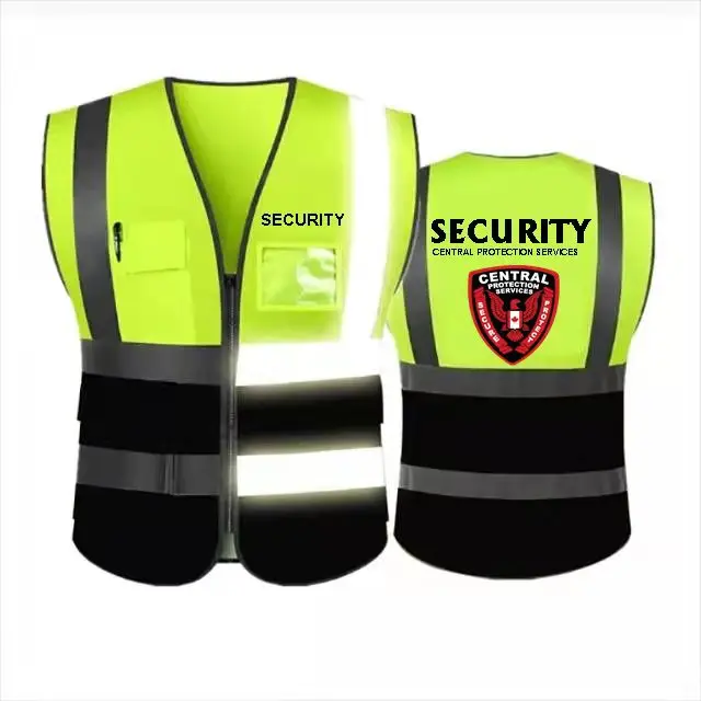 

Custom logo reflective jacket orange cotton safety vest for women pink vestink high visibility vest