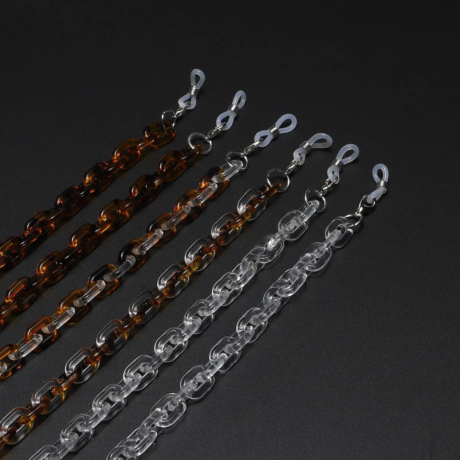 

Leopard Plastic Resin Acrylic Eye Eyewear Eyeglass Glasses Sunglasses Holders Cords Accessories Glass Strap Chain