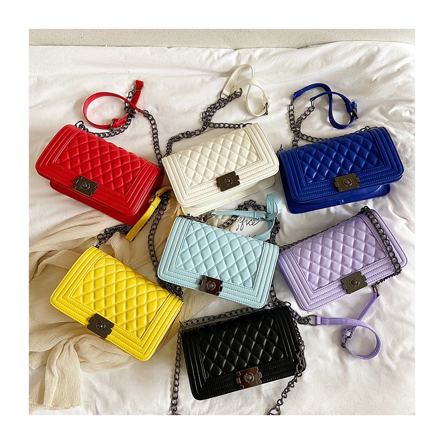 

2020 latest luxury women hand bags mini jelly purses bags handbags for girls