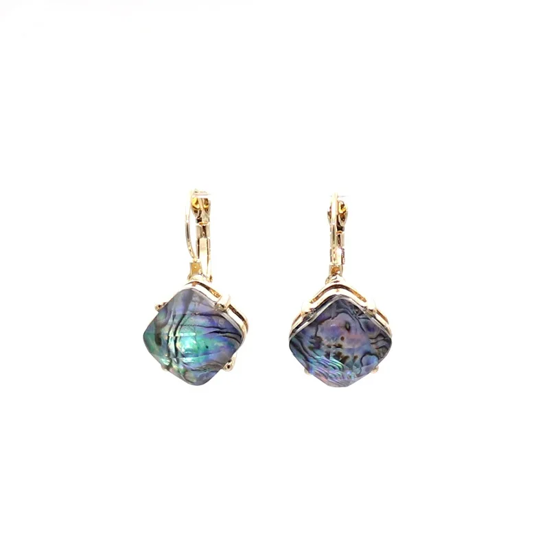 

Abalone Shell Paper Charms Earrings for Women Jewelry Gift