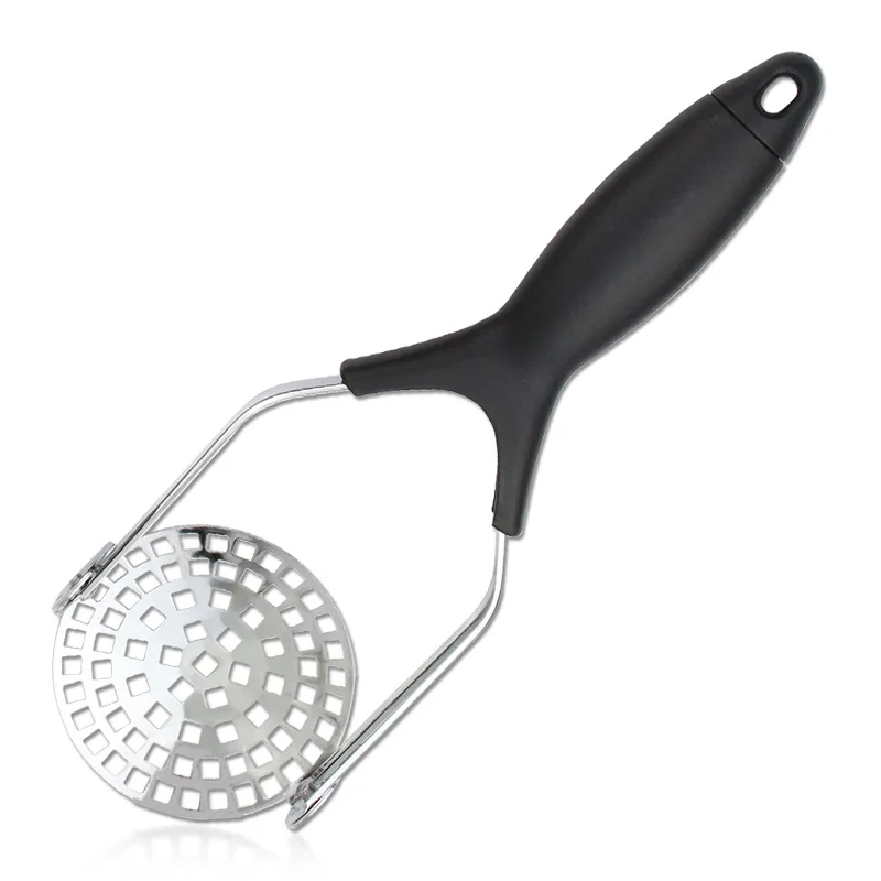 

Hand Pressed Fruit Tools Potato Masher Puree Juice Maker Potato Pusher Mashed Potatoes Crusher, Black