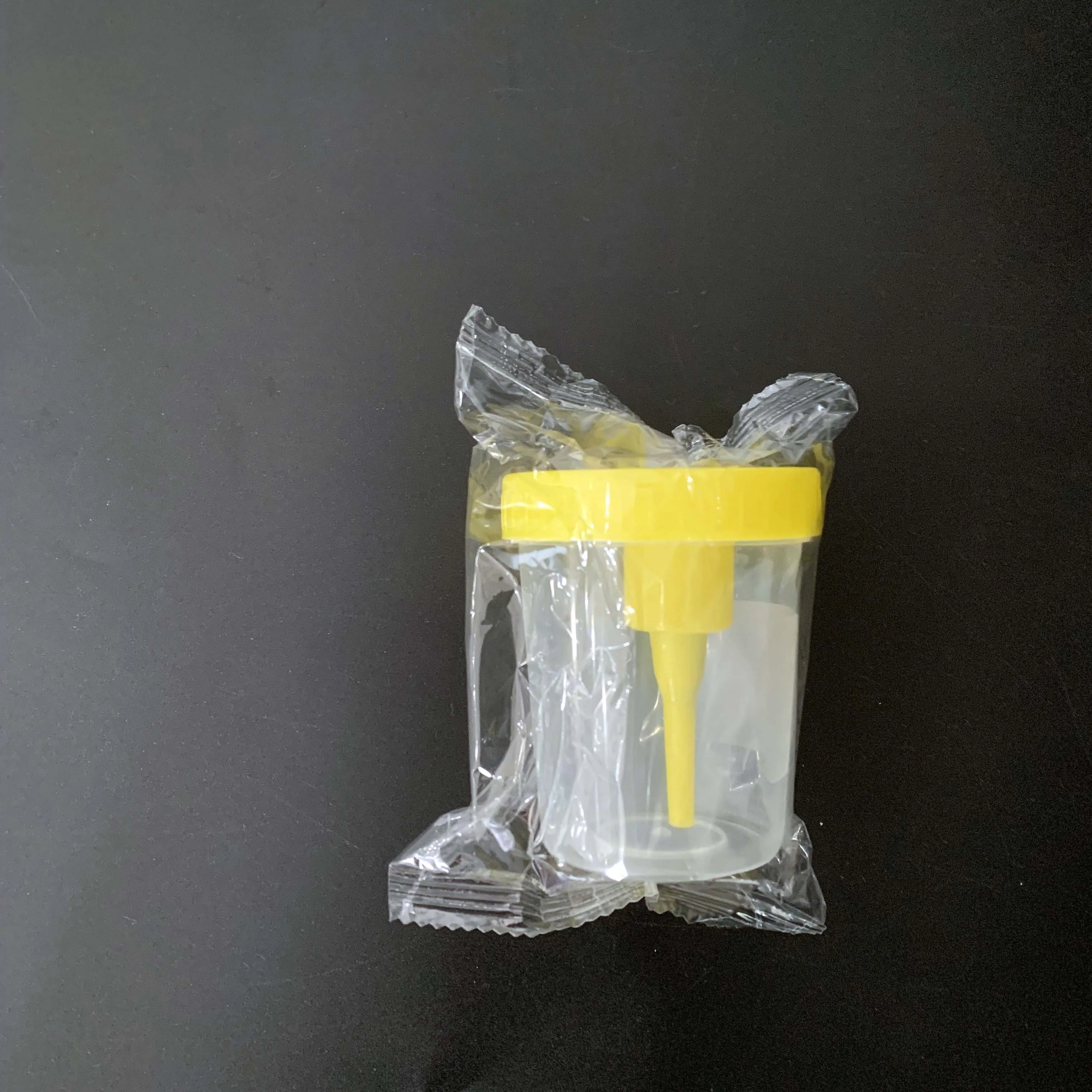 Sterile 120ml urine container with vacuum tube disposable medical urine cup supplier